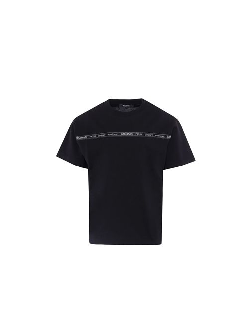 T-shirt, unisex, logata. BALMAIN | BX8P71 Z3186930NE
